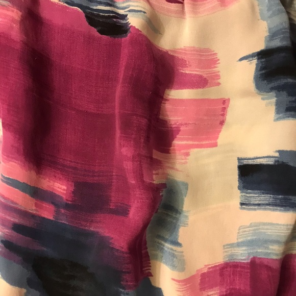 Anne Klein Purple Blue Silk 3/4 Sleeve Blouse, EUC, M - Picture 7 of 15